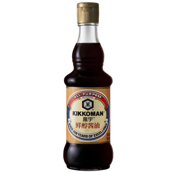 万字 酱油 鲜醇生抽 0添加特级酱油 500ml