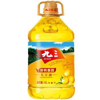 九三 非转基因 一级 大豆油 4L