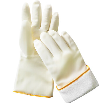 加厚白色200度隔热丁腈耐高温手套防烫防滑防热微波炉烘培 s1038-w33