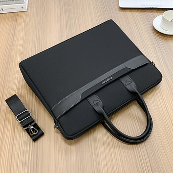 酷奇袋鼠奢侈精品大牌公文包便捷男士商务通勤会议手提袋大容量电脑