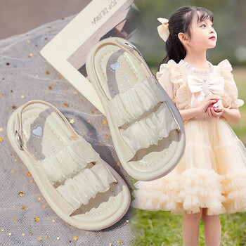 lingli女童凉鞋2023新款夏季防滑儿童沙滩鞋时尚网红小童女孩凉拖鞋