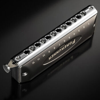 【官方直销】先行者2孔半音阶口琴新手初学学生入门练晗畅