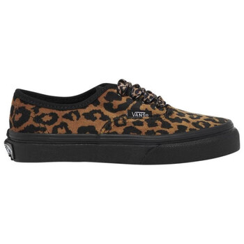 范斯vans童鞋小童女孩帆布鞋轻便低帮豹纹小众设计感欧美新款休闲百搭