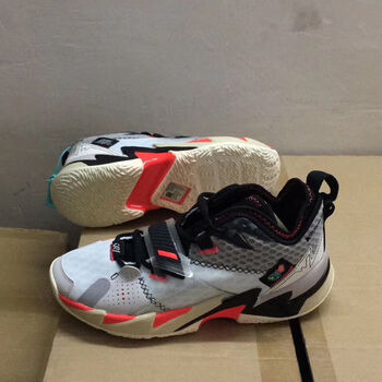 威少3代篮球鞋雪花全明星黑金男女se气垫运动球鞋图一40