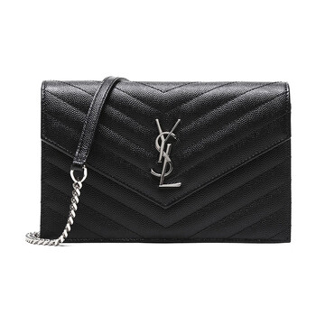 圣罗兰(ysl)女士单肩斜挎包手拿包信封包奢侈品女包 393953 bow02