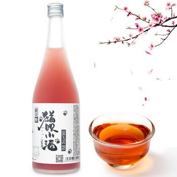 猫呗小酒果酒桃花酿750ml桃花酒桃花醉糯米甜酒10度女士低度酒桃花酿750ml 单瓶 图片价格品牌报价 京东