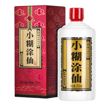 【官方旗舰店】小糊涂仙（普仙） 浓香型白酒 52度 250ml 单瓶 