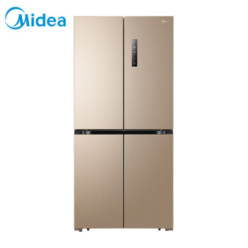 美的(Midea)468升 十字对开门无霜冰箱 纤薄机身 多维智能双变频 电冰箱 芙蓉金BCD-468WTPM(E)