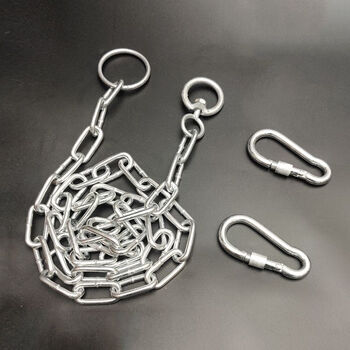 dxlyyds拴牛铁链子栓牛的链条加粗养牛链子拴牛专用铁链子6mm8mm铁链