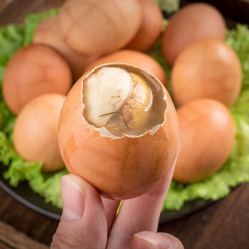 40枚活珠子鸡蛋13天五香毛蛋即食10枚汁多肉嫩活珠子批发一整箱10枚活