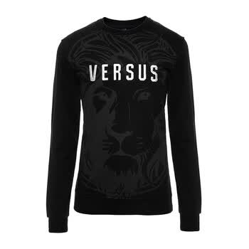 versace-versus范思哲-范瑟丝男装棉质长袖t恤bu90169 bj20370 黑色 s