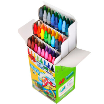 富乐梦 FLOMO 绘画工具儿童玩具 48色-可水洗蜡笔 10-0848