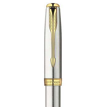 派克(parker) 08款卓尔 不锈钢金夹宝珠笔/签字笔