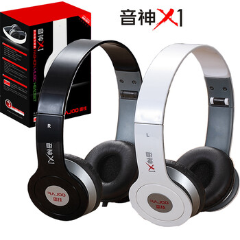 雷技音神X1加强版 折叠头戴式耳机便携式 魔音耳机手机电脑通用口
