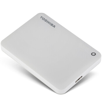
                                        东芝（TOSHIBA）500GB USB3.0 移动硬盘 V8 CANVIO高端系列 2.5英寸 清新白 时尚轻薄                