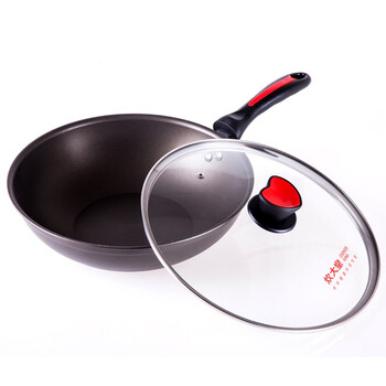 
                                        炊大皇 炒锅不粘锅健康无油烟炒菜锅32cm电磁炉适用 32cm  CKN4632BF                