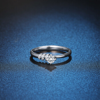 戒指铂金白金钻戒情侣对戒结婚订婚一克拉正品旗舰店金伯利款七夕情人