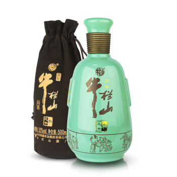 牛栏山 白酒 浓香型 二锅头 百年 和之牛 52度 500ml 单瓶装