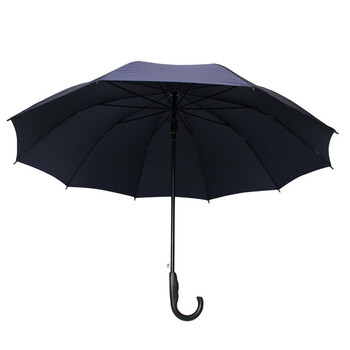 
                                        
                                                            天堂伞 直杆伞自开长柄伞晴雨伞加大2-3人经典商务伞雨伞70cm*10骨 193E1#深藏青                
