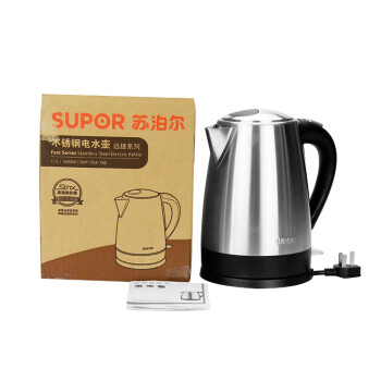 Supor/苏泊尔 SWF17EK-180 电热水壶 304不锈钢 1.7L烧水壶全国联保
