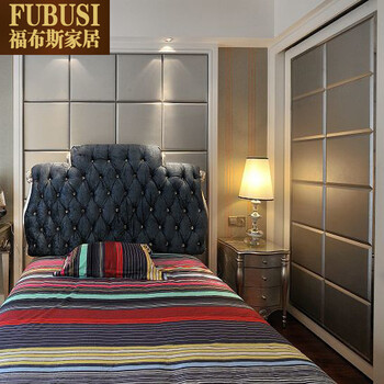 
                                        FUBUSI 软包硬包电视背景墙定做简约现代欧式客厅卧室移门软包床头软包背景墙方形硬包皮革 《方形4公分厚软包》                