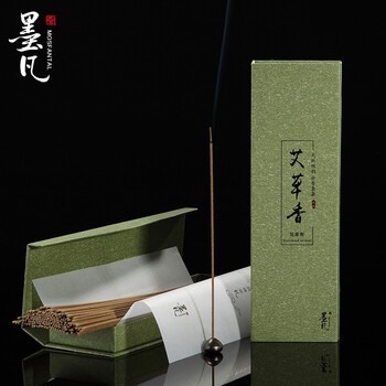 墨凡 艾草香线香 艾香薰香 三年陈艾80g