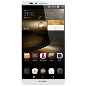 【联通赠费版】华为 Ascend Mate7 月光银 移动联通双4G手机 双卡双待双通