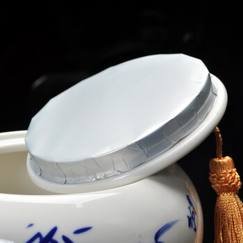 
                                                                                鼎艺 茶叶罐陶瓷大号茶叶罐子密封普洱茶叶罐礼盒茶叶桶茶具配件 小茶房单罐-一罐好茶礼盒装                