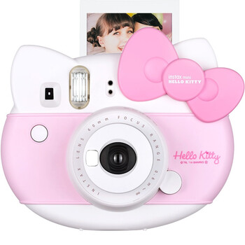 
                                                                                富士instax 立拍立得 一次成像相机 HelloKitty特别定制版相机 粉色                