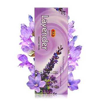 
                                        RAJ印度香 薰衣草量贩装Lavender 原装进口手工花香薰熏香线香043|小盒                