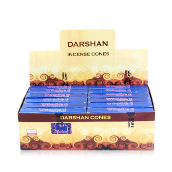 DARSHAN达仙印度香 紫罗兰塔香锥香 手工香薰香 大盒 493
