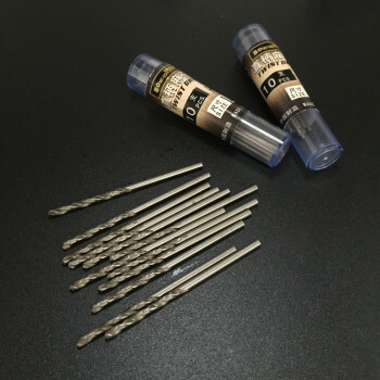 5-3.2mm直柄麻花鑽頭 珍珠打孔機微型小鑽頭麻花鑽 1.4*40mm(10支)