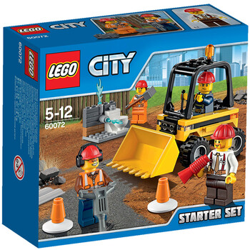 乐高儿童益智拼装积木拼插玩具小颗粒城市系列 建筑工程入门套装60072