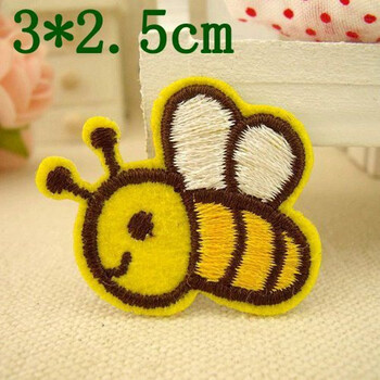 卡通衣服补丁贴布贴时尚图案贴裤子装饰羽绒修补破洞刺绣 小蜜蜂