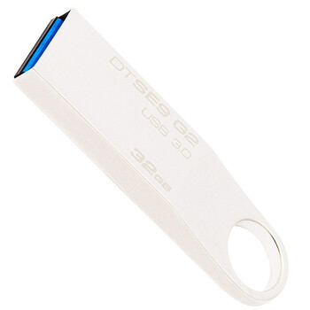 
                                        
                                                            金士顿（Kingston）32GB USB3.0 U盘 DTSE9G2  银色 金属外壳 高速读写                