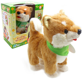 日本iwaya 迷你电动小狗声控触摸/会伸舌头的寻回犬 泰迪 贵妇犬电动