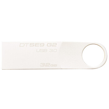 
                                        
                                                            金士顿（Kingston）32GB USB3.0 U盘 DTSE9G2  银色 金属外壳 高速读写                