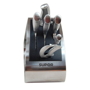
                                                            苏泊尔（SUPOR） T0914Q尖峰系列Ⅱ刀具套刀切菜刀不锈钢家用刀具七件套                