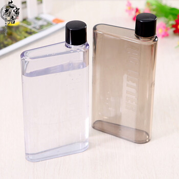 经典水壶 便携饮水杯 笔记本造型水杯 320毫升 透明