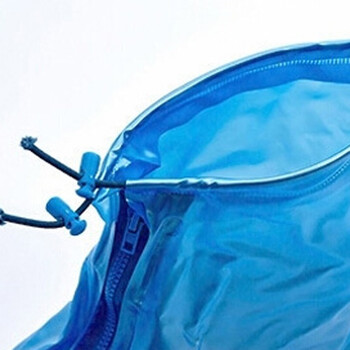 
                                        
                                        青苇 防雨鞋套 加厚底PVC防水 成人款蓝色XXL40-41(底约28.5cm)                