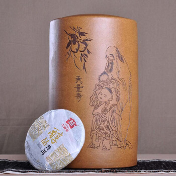 
                                                            茗露 宜兴紫砂茶叶罐 大号茶叶桶 紫砂缸茶仓 普洱茶缸 紫砂存茶罐 黄无量寿佛罐                