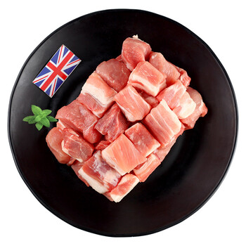 喜厨 冻腿肉块 500g/袋 纯英国pic猪种 冻品