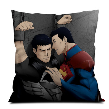 超人x 蝙蝠侠周边抱枕被子两用定制照片superbat超蝙靠垫生日礼物 超