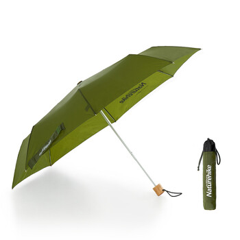 naturehike nh挪客 30d涂硅折叠雨伞 户外遮阳抗强风暴雨商务伞 军