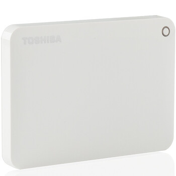
                                        东芝（TOSHIBA）500GB USB3.0 移动硬盘 V8 CANVIO高端系列 2.5英寸 清新白 时尚轻薄                