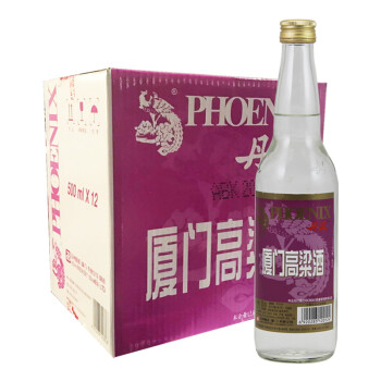 丹鳯 丹凤厦门高粱酒40度清香型白酒 500ml*12瓶 整箱