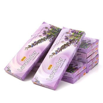 
                                        RAJ印度香 薰衣草量贩装Lavender 原装进口手工花香薰熏香线香043|小盒                