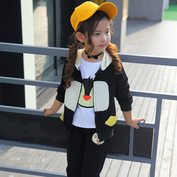 2儿童1-7岁女童韩版运动三件套装3秋季4小孩女孩衣服5女宝宝6小童