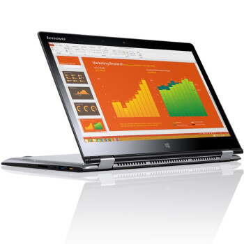 联想（Lenovo）YOGA3-14 14英寸触控超薄笔记本电脑（i5-5200U 4G 256SSD 2G独显 Win8.1）皓月银