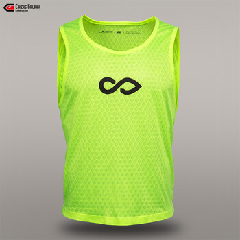 龙脉系列成人儿童足球分队背心定制印号组队比赛服 荧光绿 成人均码